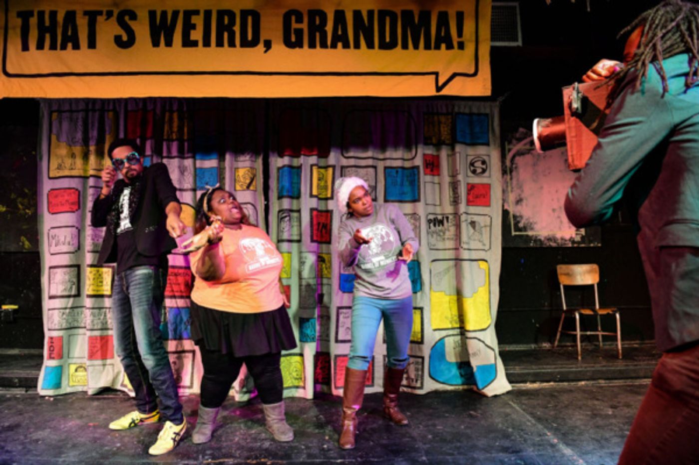 Photo Flash: Barrel Of Monkeys' THAT'S WEIRD, GRANDMA Rings In The Holidays Through December 22  Image