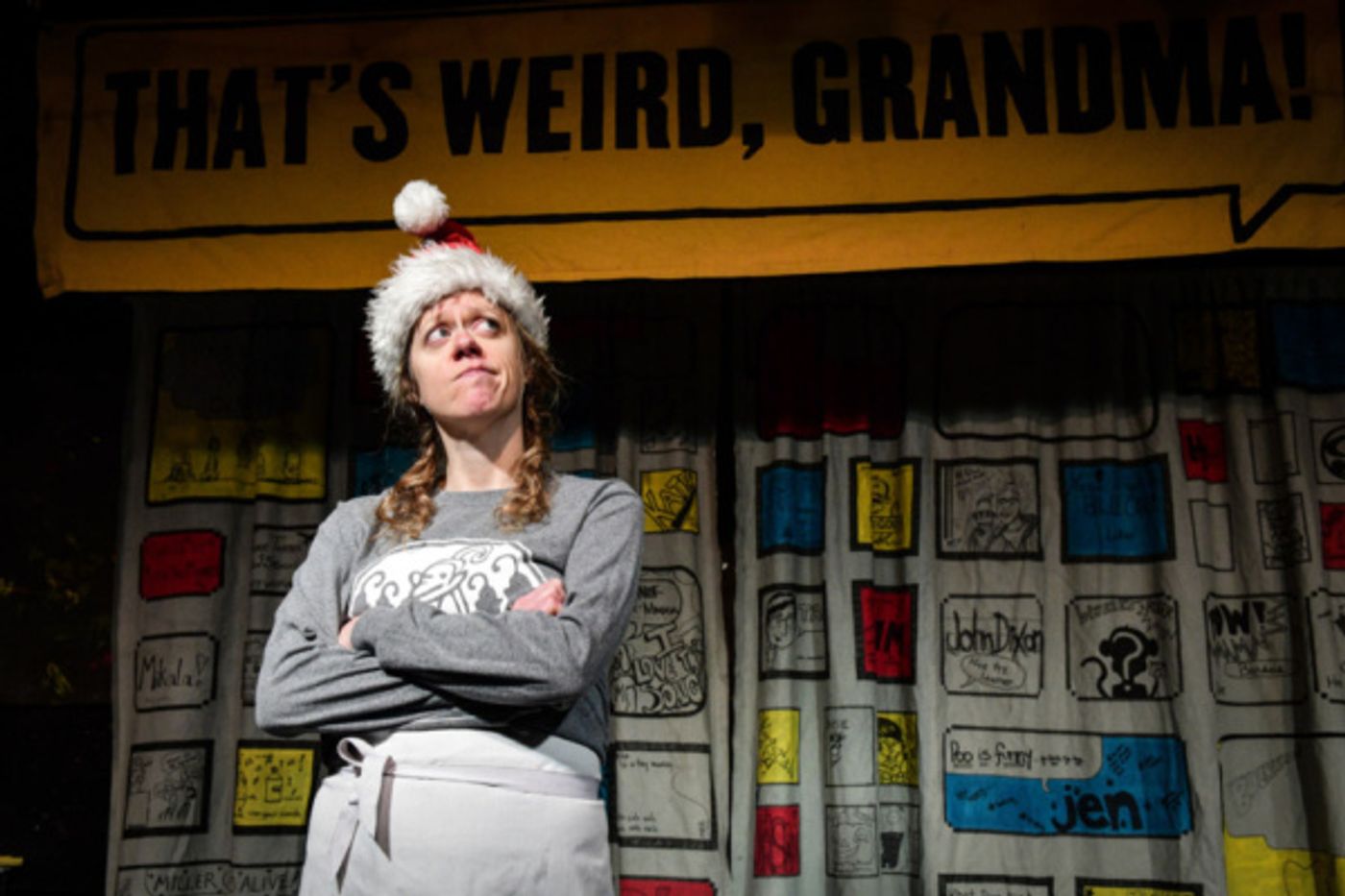 Photo Flash: Barrel Of Monkeys' THAT'S WEIRD, GRANDMA Rings In The Holidays Through December 22  Image