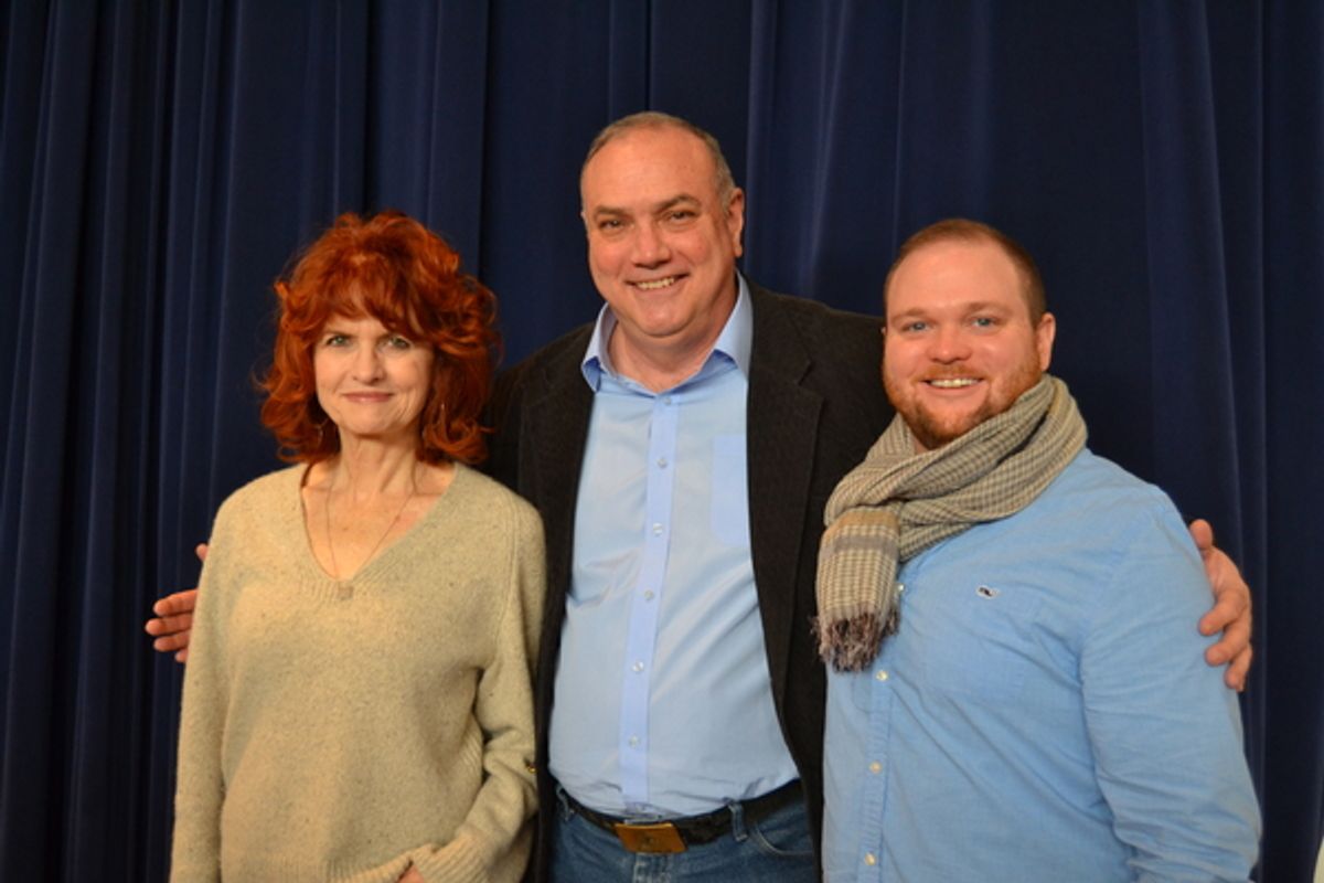 Candy Buckley (White House Official), Elliott Bales (Petukhov/Prison Guard),and Alex Piper (Platon Lebedev/Master of the Universe/Armed Soldier) at 