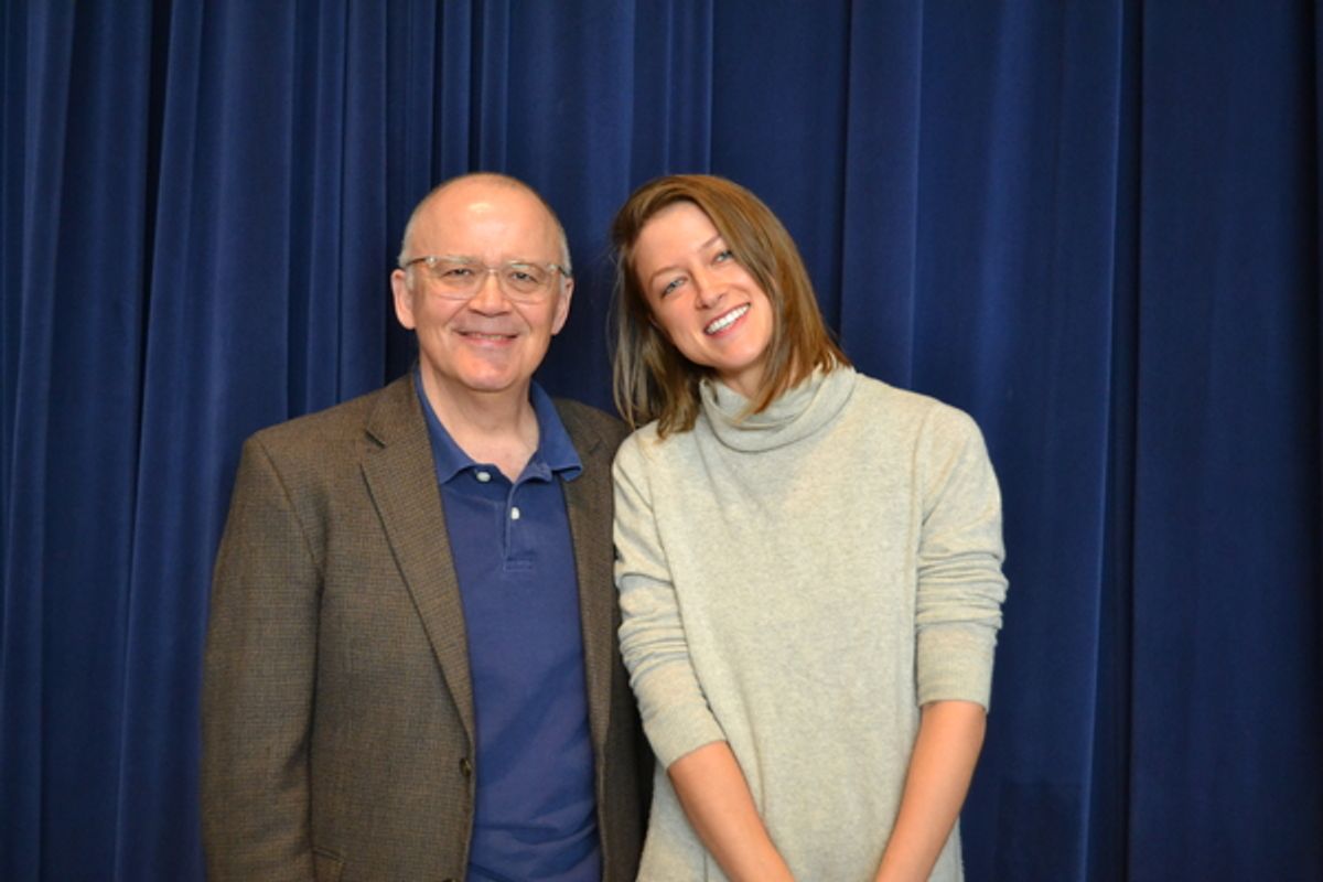 Andrew Weems (Boris Berezovsky/Yuri Schmidt/Armed Soldier/Security Guard) and BrontÃ« England-Nelson (Inna Khodorkovsky) at 