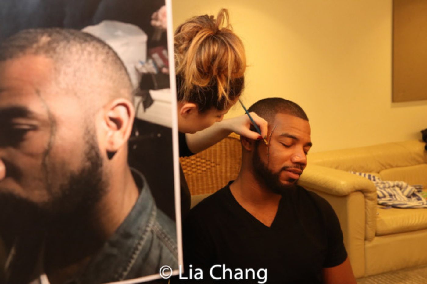 Photo Flash: Backstage With The Cast Of August Wilson's KING HEDLEY II At Two River Theater  Image