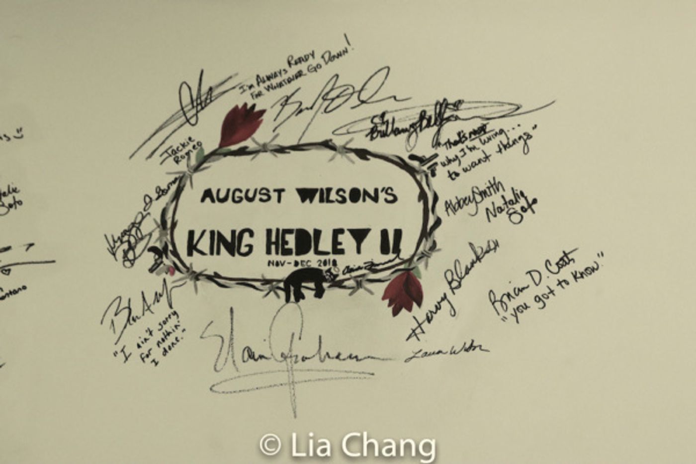 Photo Flash: Backstage With The Cast Of August Wilson's KING HEDLEY II At Two River Theater  Image