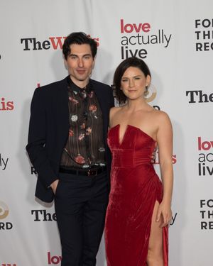 Sean Yves Lessard and Carrie Manolakos @ BroadwayWorld Sean Yves Lessard and Carrie Manolakos Photo