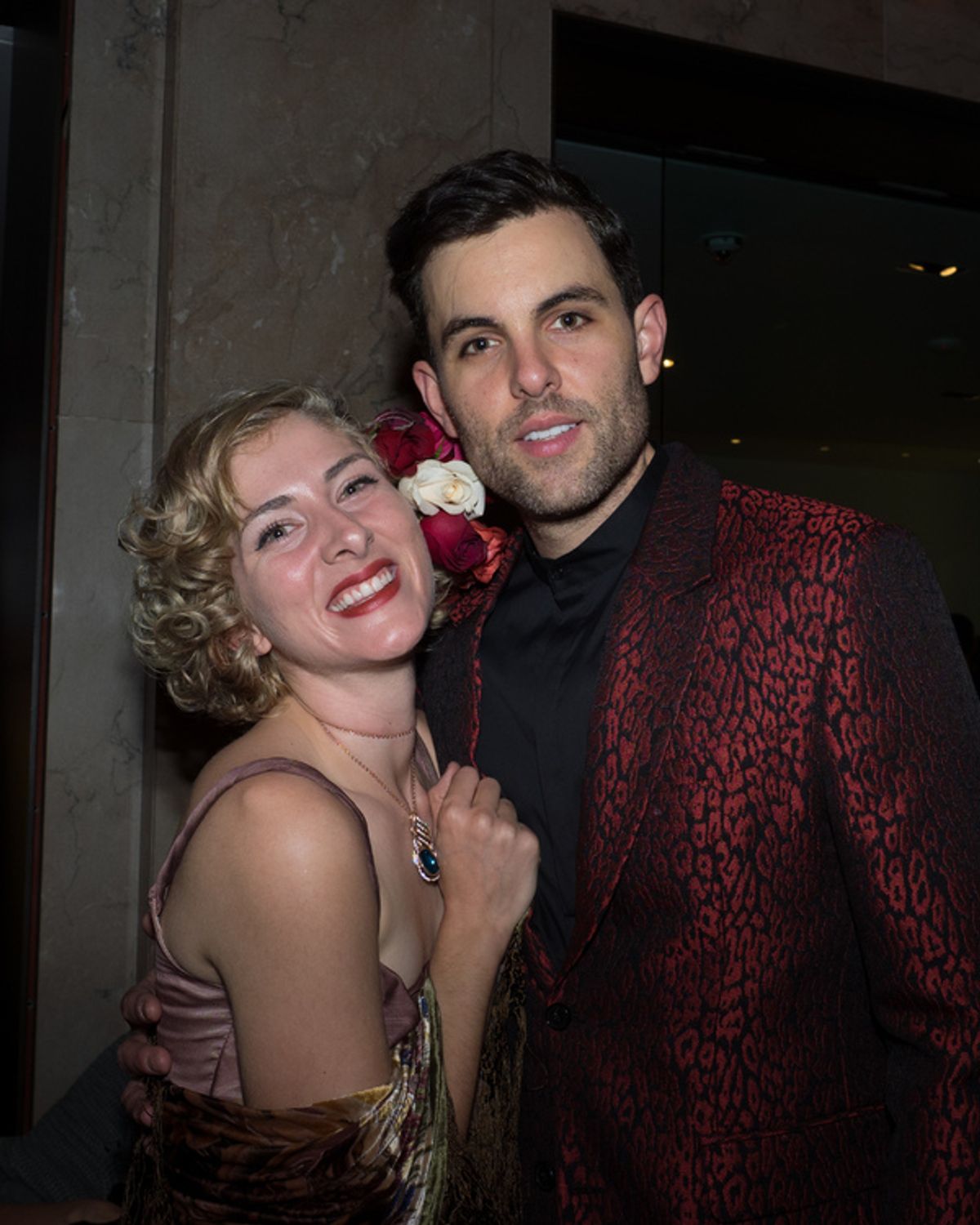 Emily Lopez and Zak Resnick at 