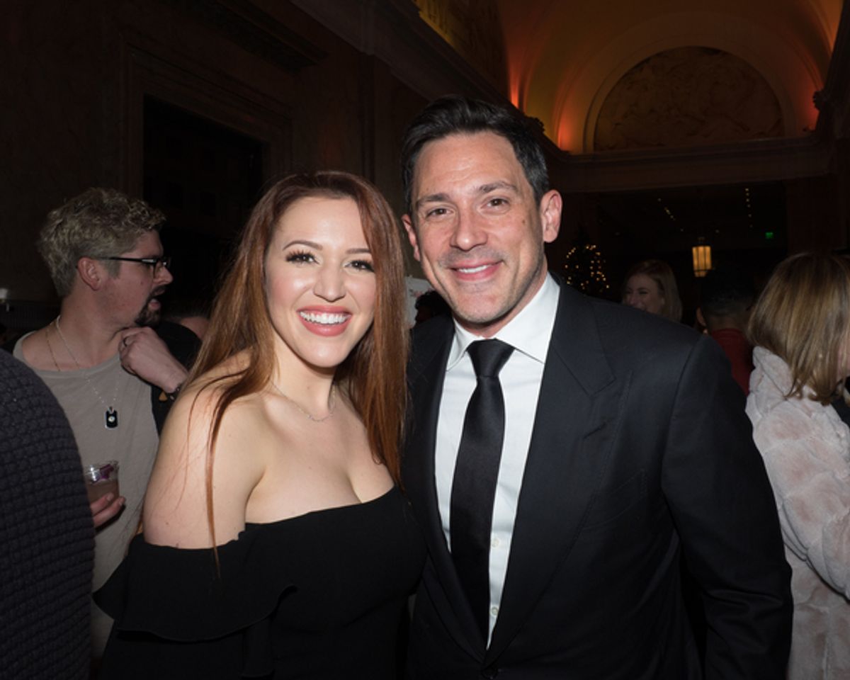 Olivia Kuper Harris and Steve Kazee at 