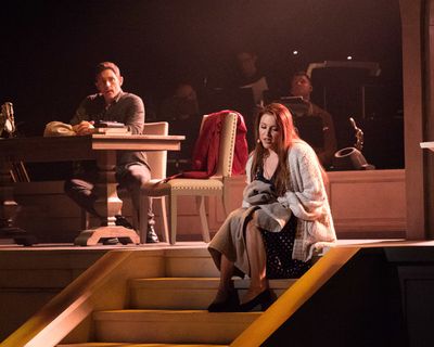 Steve Kazee and Olivia Kuper Harris Photo