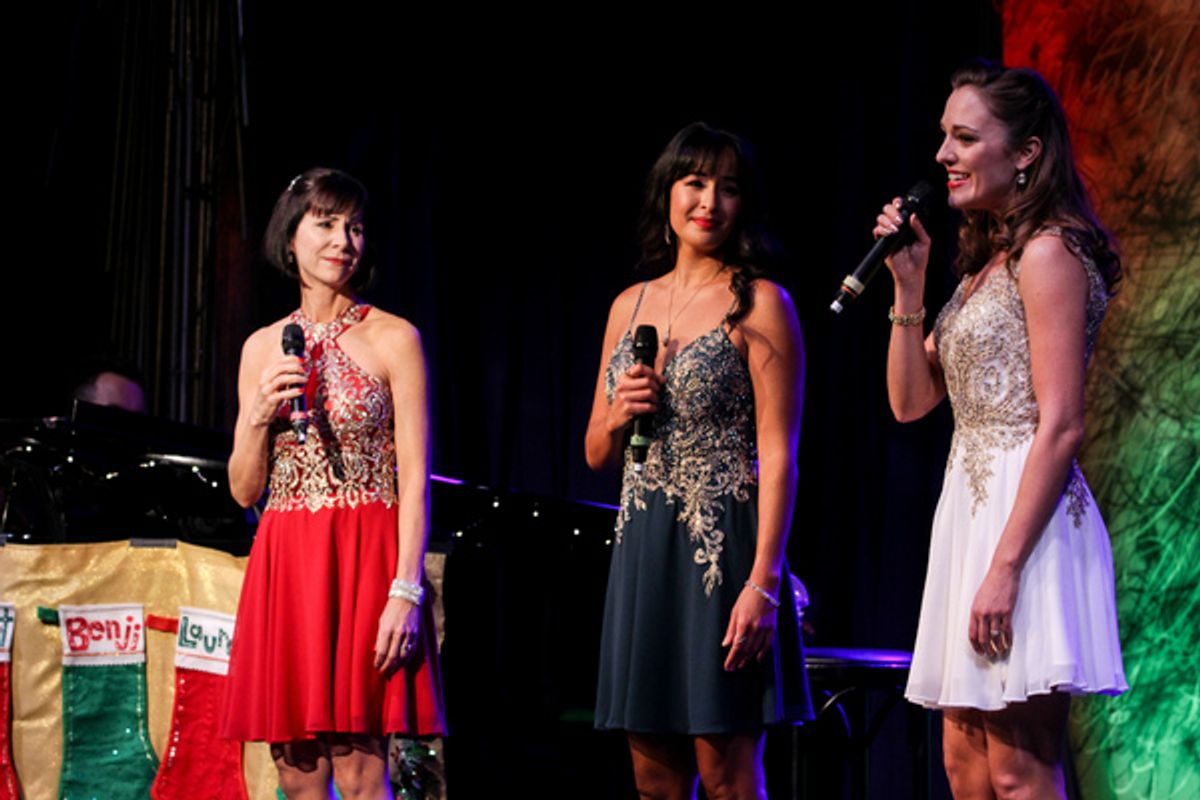 Susan Egan, Courtney Reed, and Laura Osnes at 