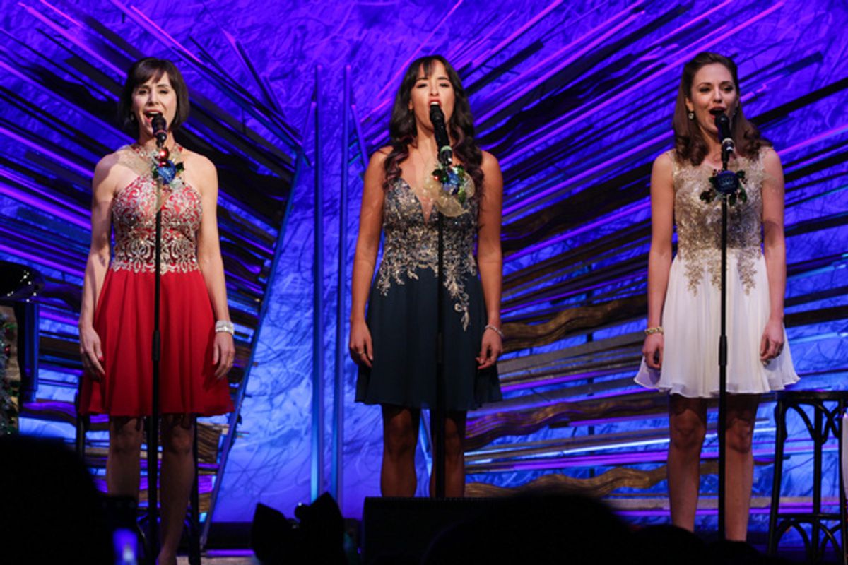 Susan Egan, Courtney Reed, and Laura Osnes at 