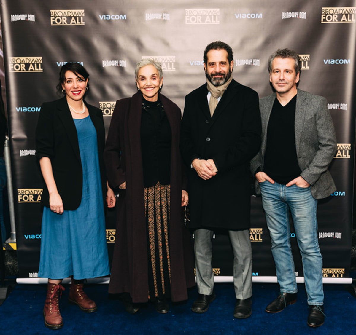 Rachel Chavkin, Brooke Adams, Tony Shalhoub, David Cromer at 