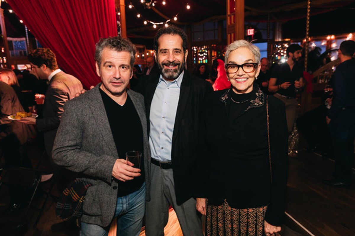 David Cromer, Tony Shalhoub, Brooke Adams at 