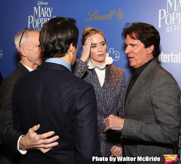 John Deluca, Emily Blunt, Lin-Manuel Miranda and Rob Marshall  Photo