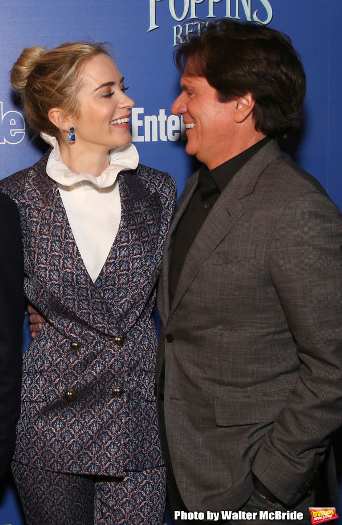 Emily Blunt and Rob Marshall  at 