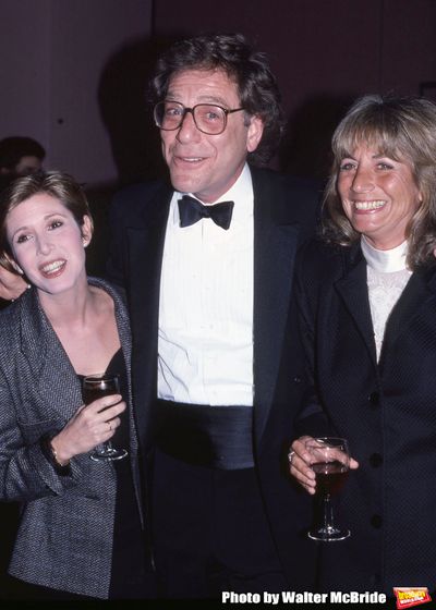 Carrie Fisher, George Segal and Penny Marshall photographed on November 1, 1987 in Ne Photo