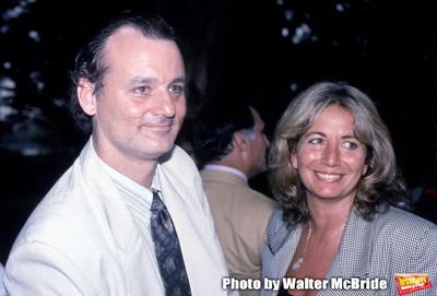 Bill Murray and Penny Marshall attends a Barbecue at Gracie Mansion on June 1, 1988 i Photo