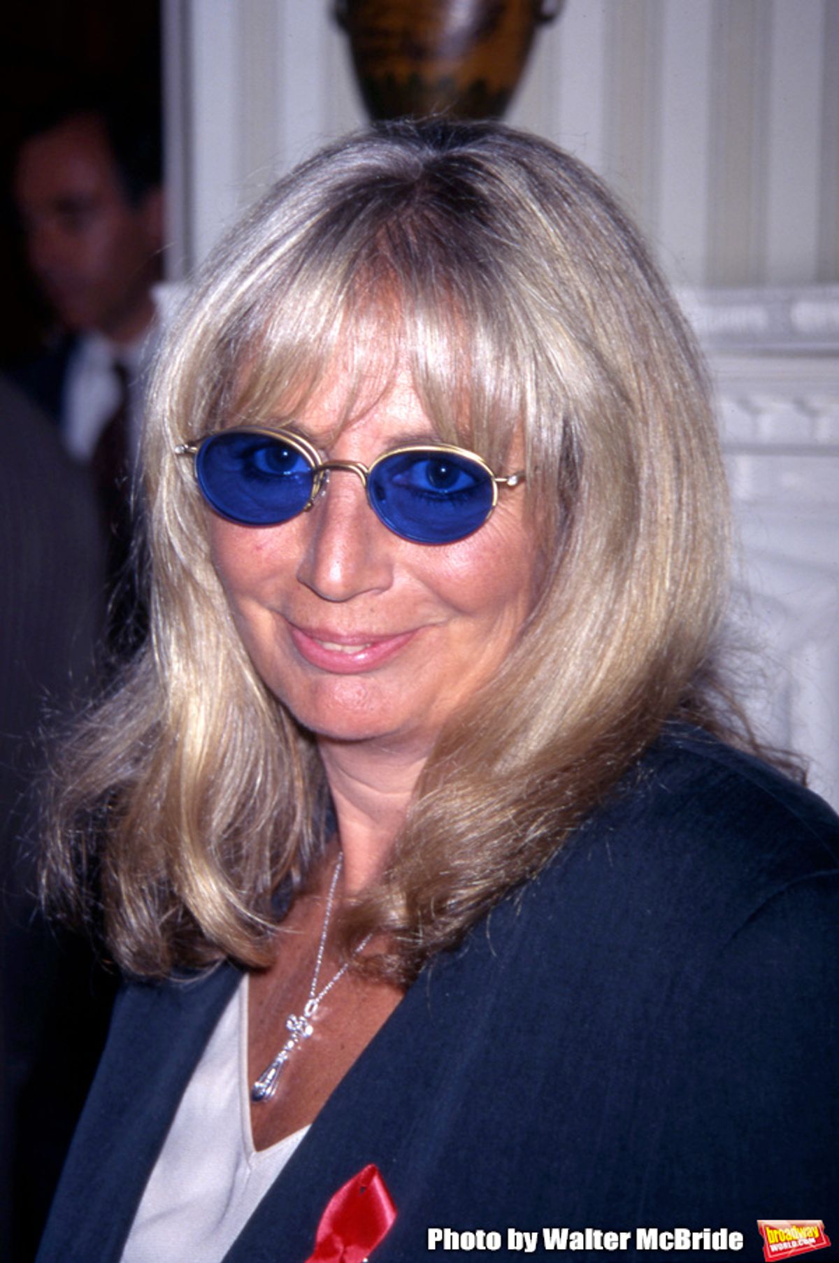 Penny Marshall attendsThe Crystal Apple Awards at Gracie Mansion on June 13, 1996 in New York City. at 