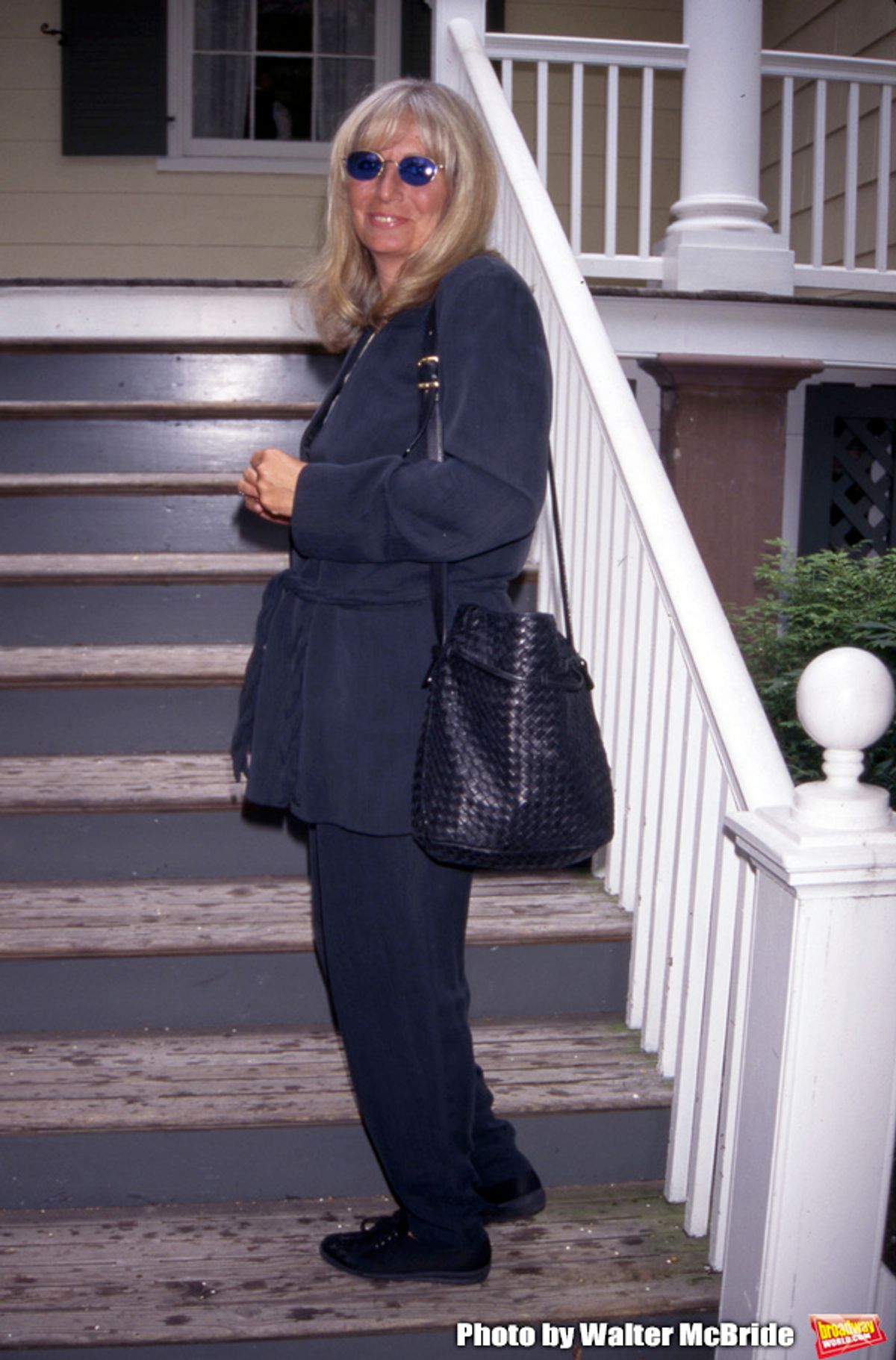 Penny Marshall attendsThe Crystal Apple Awards at Gracie Mansion on June 13, 1996 in New York City. at 