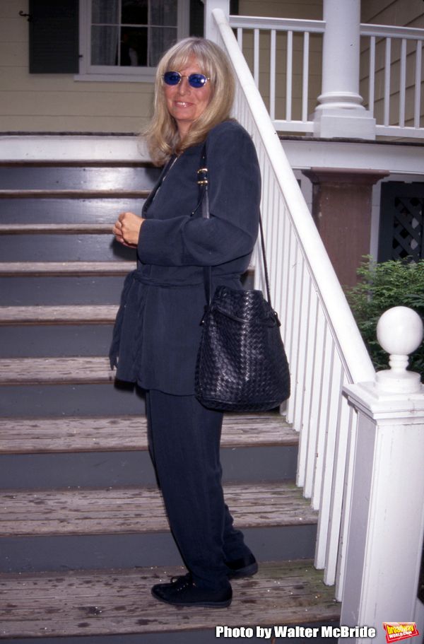Penny Marshall attendsThe Crystal Apple Awards at Gracie Mansion on June 13, 1996 in  Photo