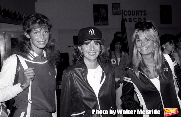 Ann Turkel, Penny Marshall and Valerine Perrine  attend a Celebrity Charity Tennis To Photo