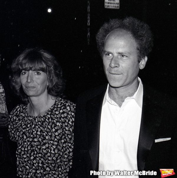 Penny Marshall and Art Garfunkel Celebrating a  Simon & Garfunkel Concert in Central  Photo