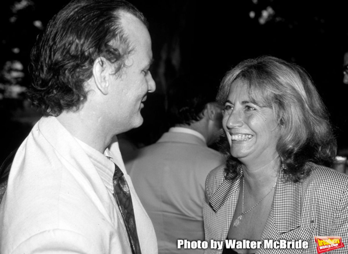 Bill Murray and Penny Marshall attends a Barbecue at Gracie Mansion on June 1, 1988 in New York City. at 
