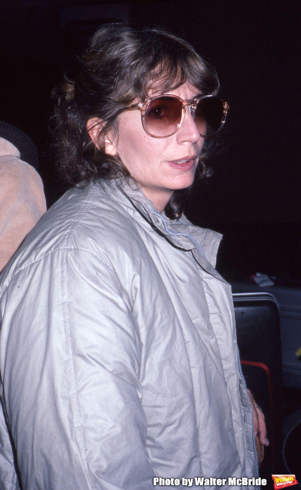 Penny Marshall at Kennedy Airport on February 30, 1982 in New York City. at 