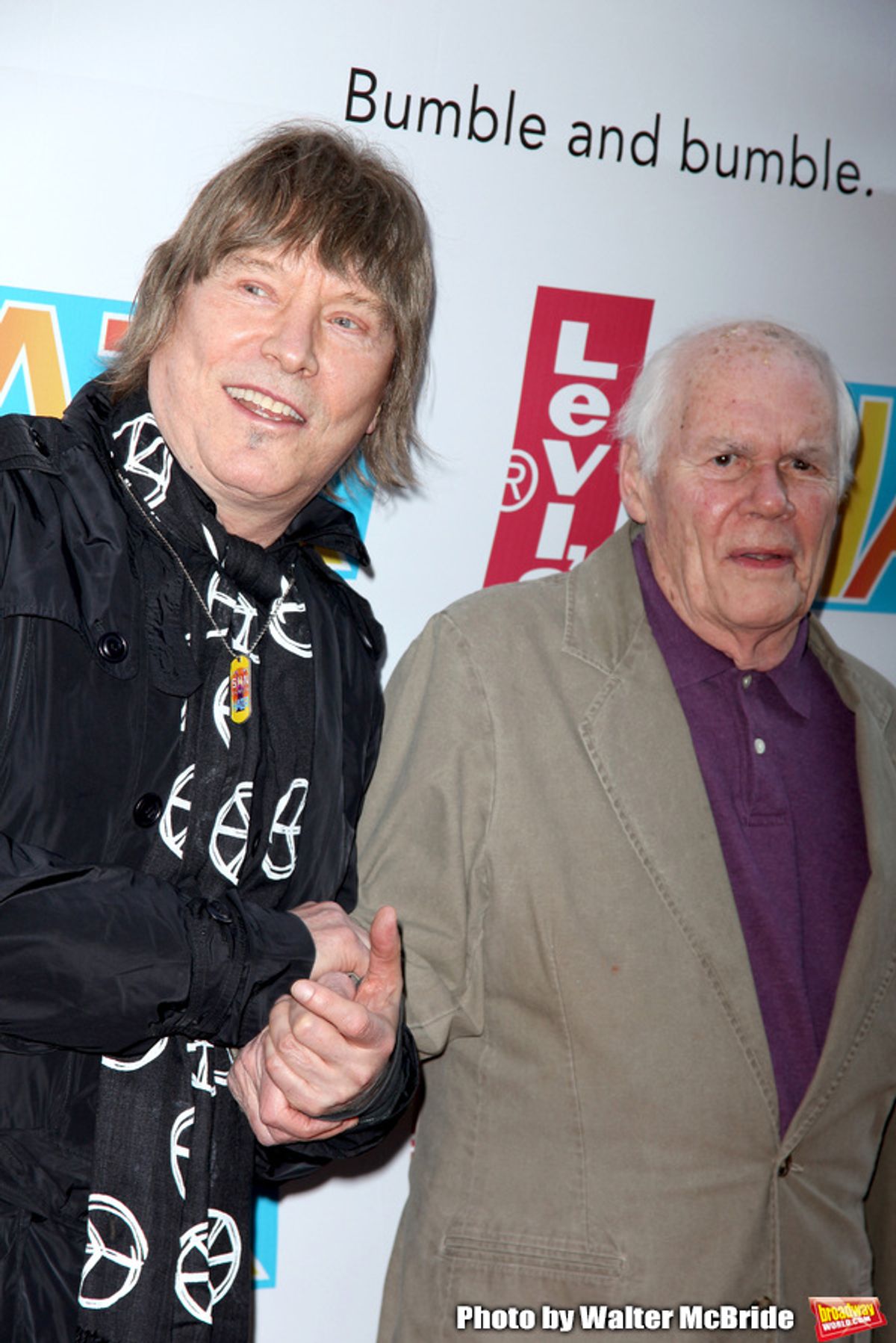 James Rado & Galt MacDermot arriving for the Opening Night Performance of HAIR: THE AMERICAN TRIBAL LOVE-ROCK MUSICAL at the Al Hirschfeld Theatre in New York City.
March 31, 2009 at 