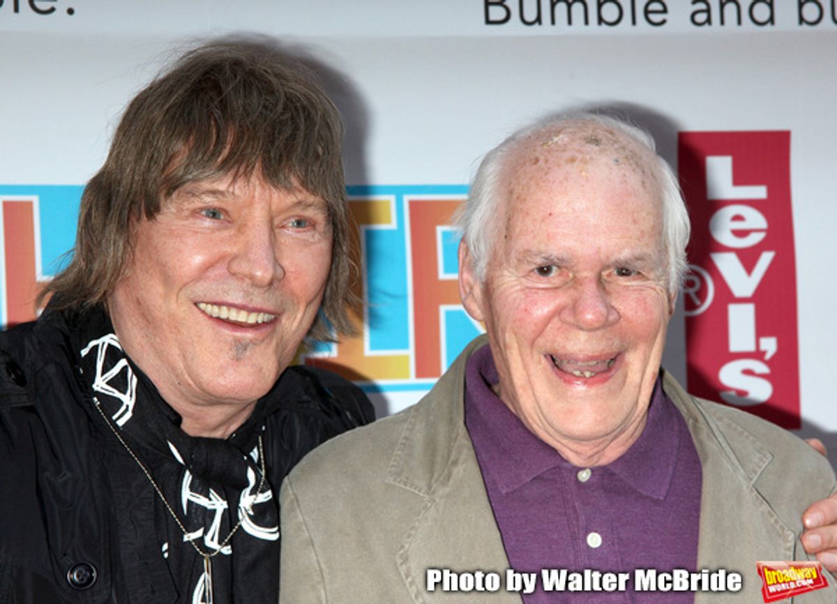 James Rado & Galt MacDermot arriving for the Opening Night Performance of HAIR: THE AMERICAN TRIBAL LOVE-ROCK MUSICAL at the Al Hirschfeld Theatre in New York City.
March 31, 2009 at 