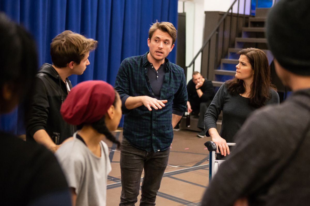 Nicholas Podany, James Snyder, Diane Davis at 