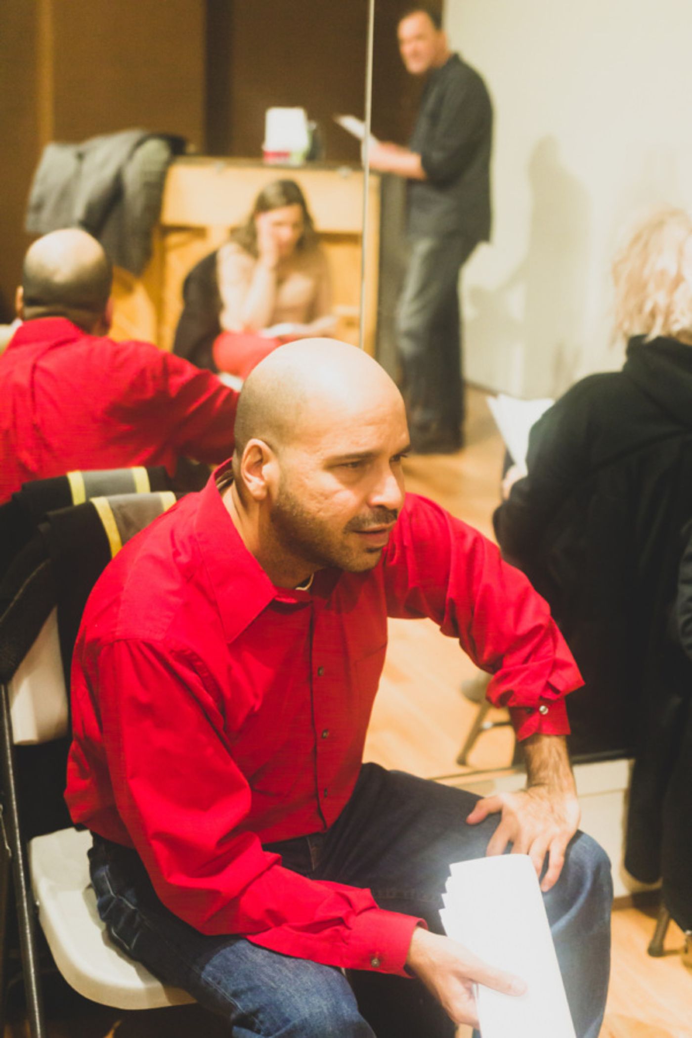 Photo Flash: In Rehearsal with TWO FACES ONE MIRROR  Image