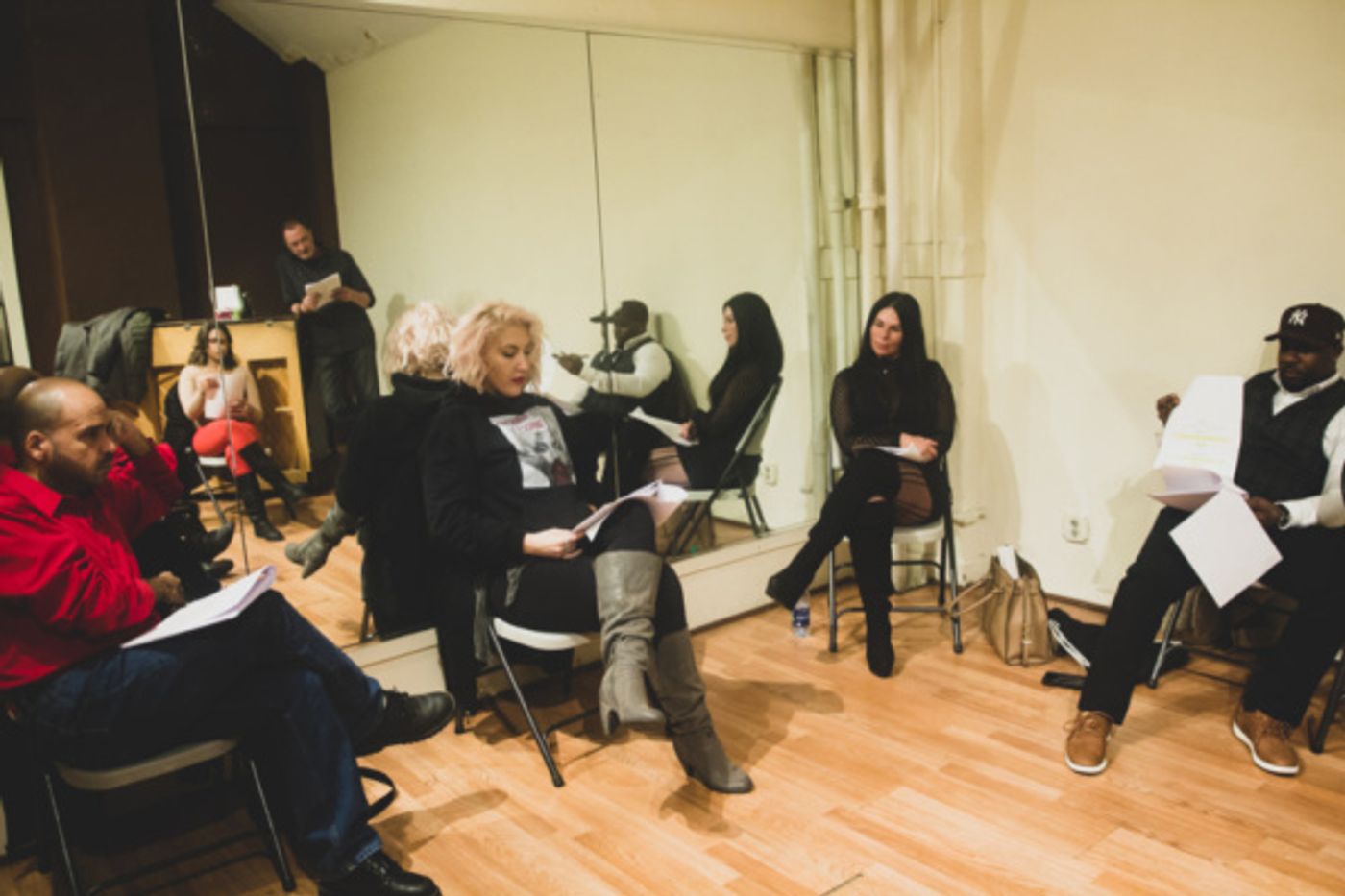 Photo Flash: In Rehearsal with TWO FACES ONE MIRROR  Image