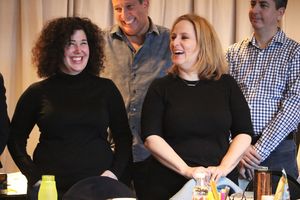 Book writer and lyricist Marcy Heisler and Composer Zina Goldrich Photo