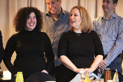 Book writer and lyricist Marcy Heisler and Composer Zina Goldrich Photo