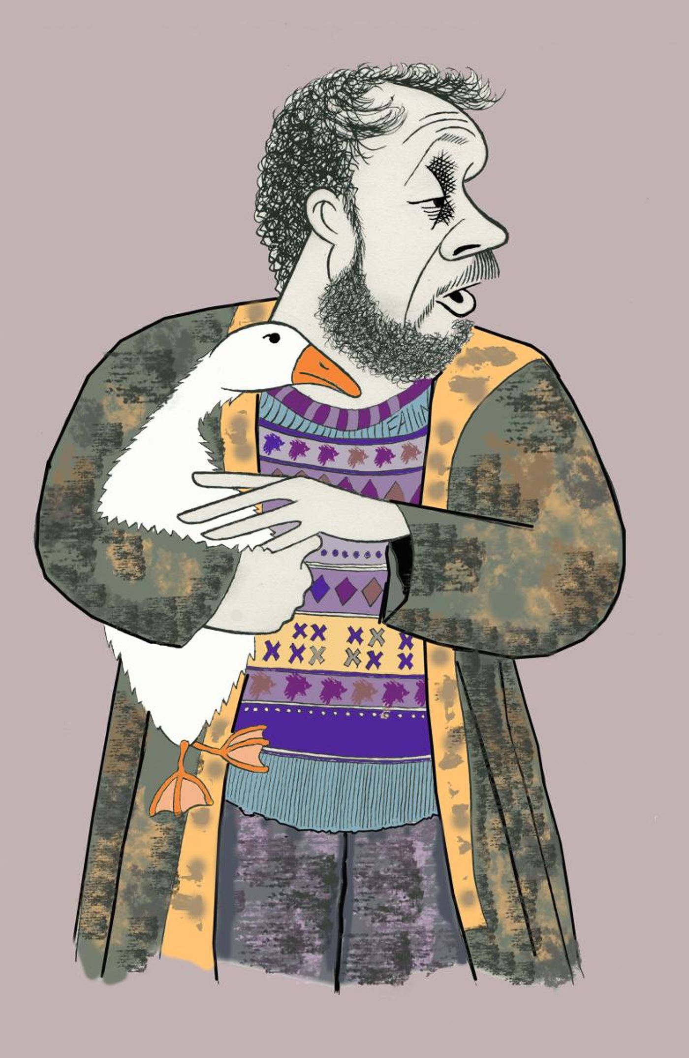 BWW Exclusive: Ken Fallin Draws the Stage - THE FERRYMAN  Image