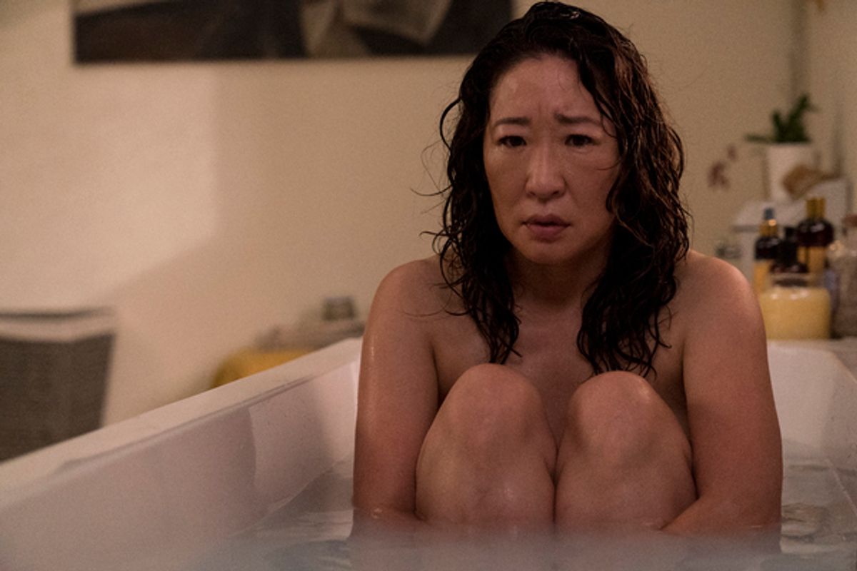 Sandra Oh as Eve PolastriÂ - Photo Credit: Aimee Spinks/BBCAmerica at 