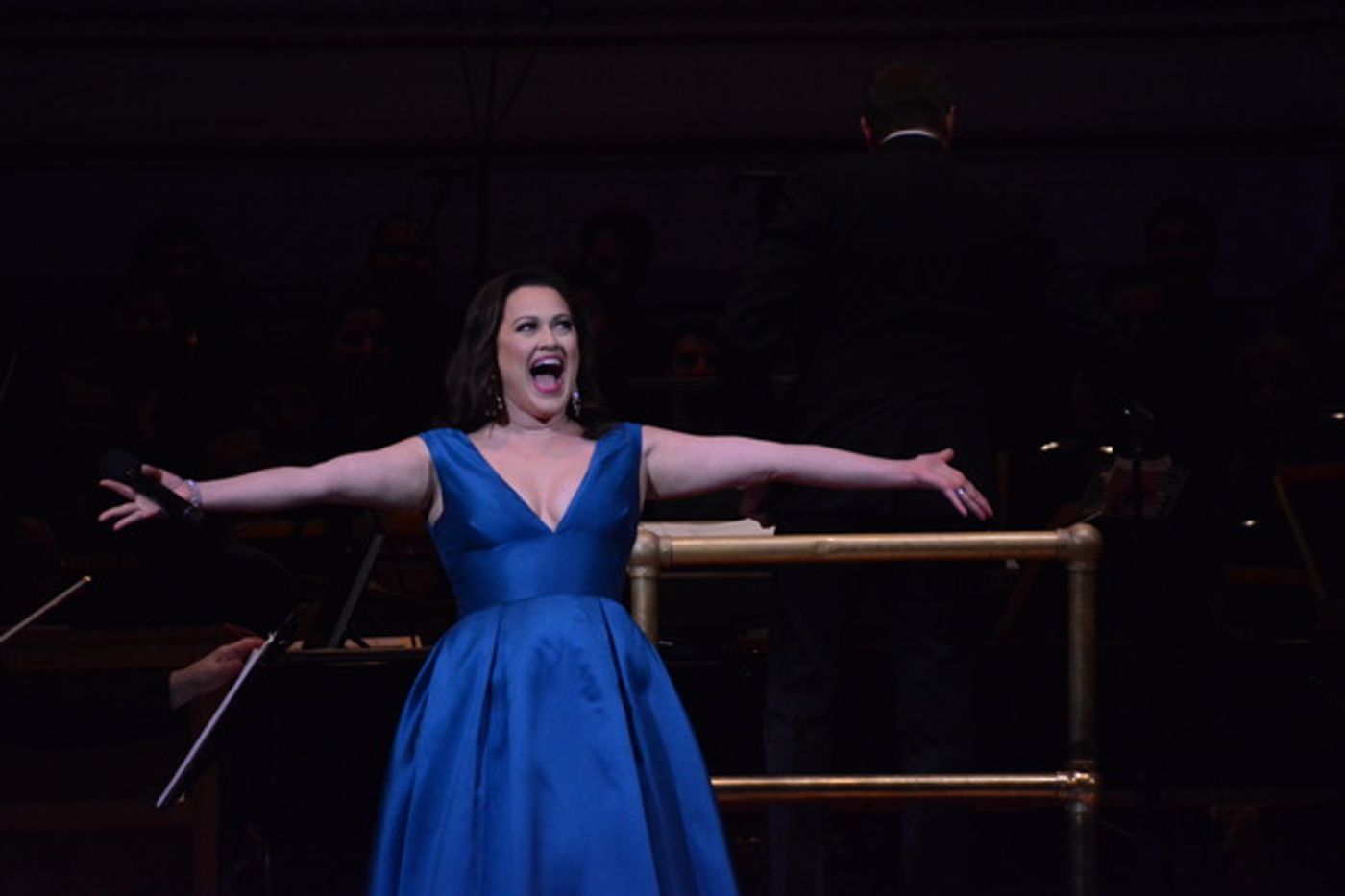 Photo Coverage: The New York Pops and Ashley Brown Perform Holiday Music in UNDER THE MISTLETOE Concert  Image