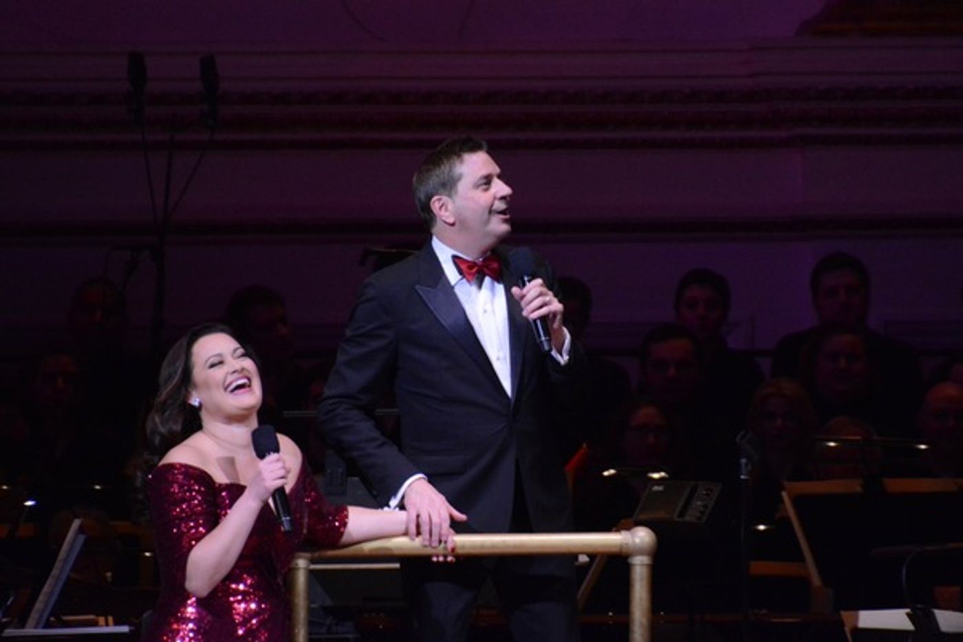 Photo Coverage: The New York Pops and Ashley Brown Perform Holiday Music in UNDER THE MISTLETOE Concert  Image