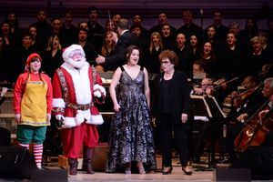 Pecan Pie, Santa Claus, Steven Reineke, Ashley Brown and Judith Clurman Photo