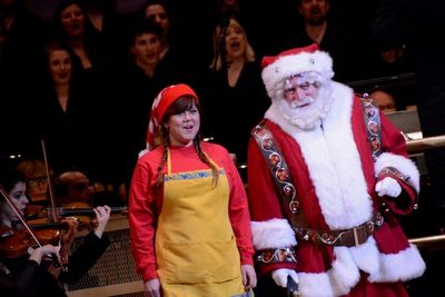 Pecan Pie and Santa Claus Photo