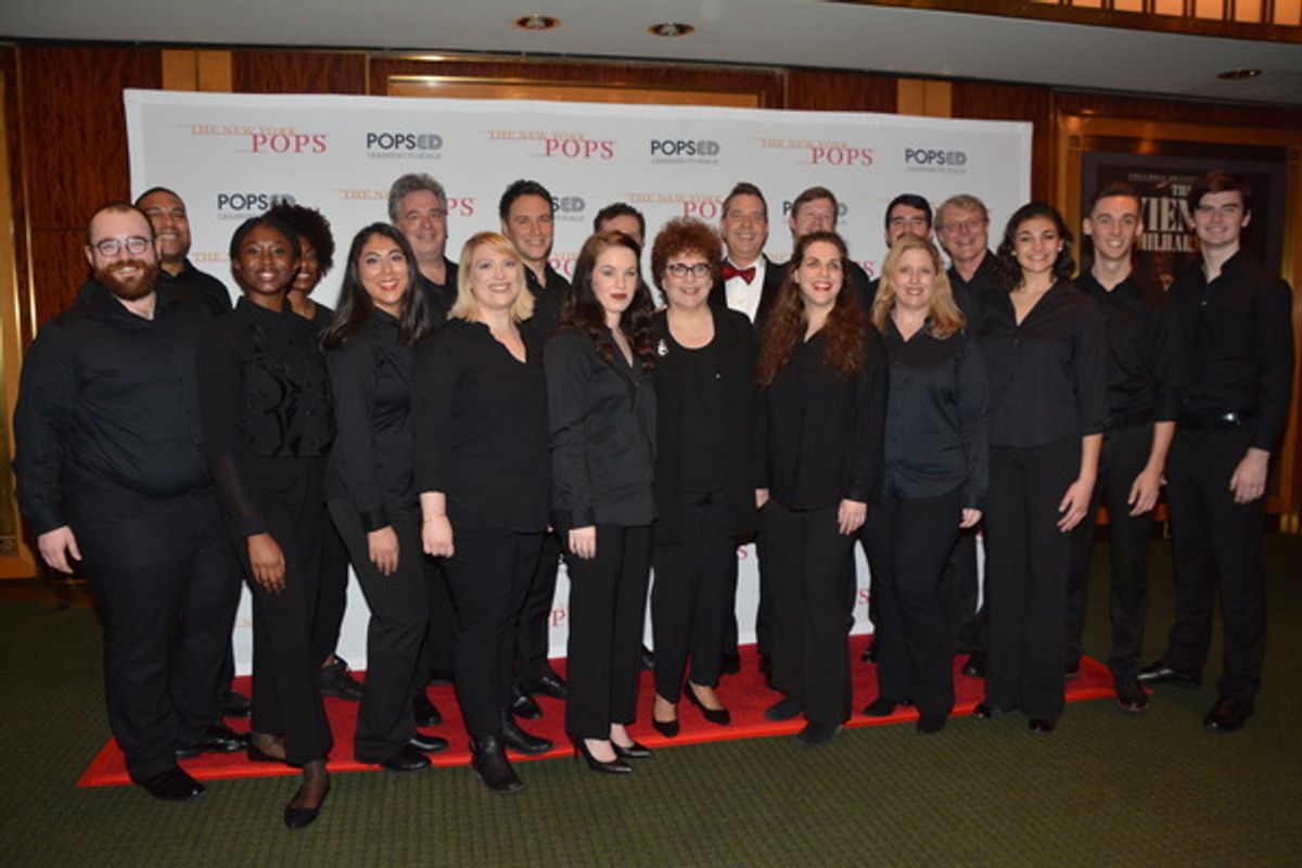 Steven Reineke, Judith Clurman and members of Essential Voices USA at 