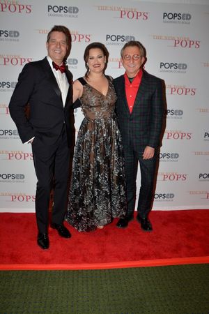 Steven Reineke, Ashley Brown and Thomas Schumacher Photo