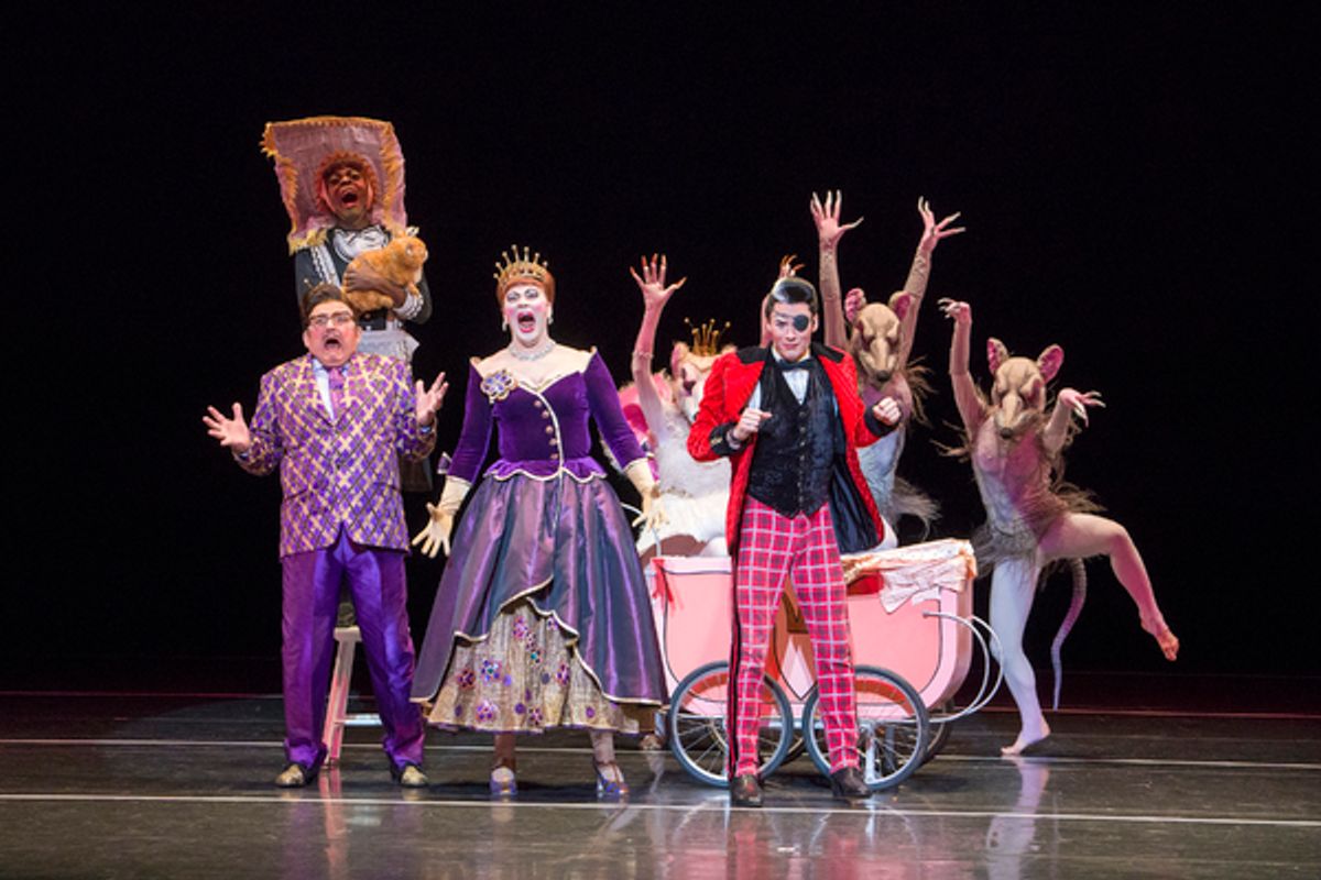 Photo: BAM and Mark Morris Dance Group presentThe Hard NutBased on the book by E.T.A. Hoffmann, The Nutcracker and the Mouse KingMark Morris Dance GroupFeaturing the MMDG Music Ensemble and The Hard Nut SingersMusic by Pyotr Ilyich Tchaikovsky, The Nutcra at 