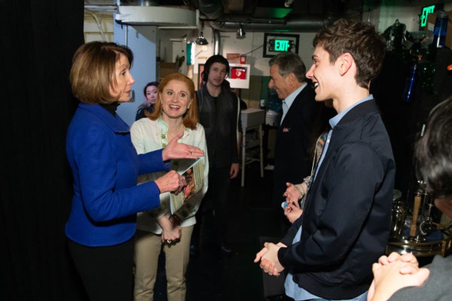 Photo Flash: Nancy Pelosi Visits DEAR EVAN HANSEN in San Francisco Image