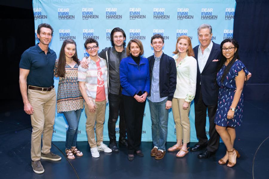 Photo Flash: Nancy Pelosi Visits DEAR EVAN HANSEN in San Francisco Image