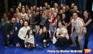 Jeremy Davis with the cast during the Actors' Equity Opening Night Legacy Robe Ceremony honoring Jeremy Davis for 'Frozen' at the St. James Theatre on March 22, 2018 in New York City. @ BroadwayWorld Jeremy Davis with the cast during the Actors' Equity Opening Night Legacy Robe Ceremo Photo