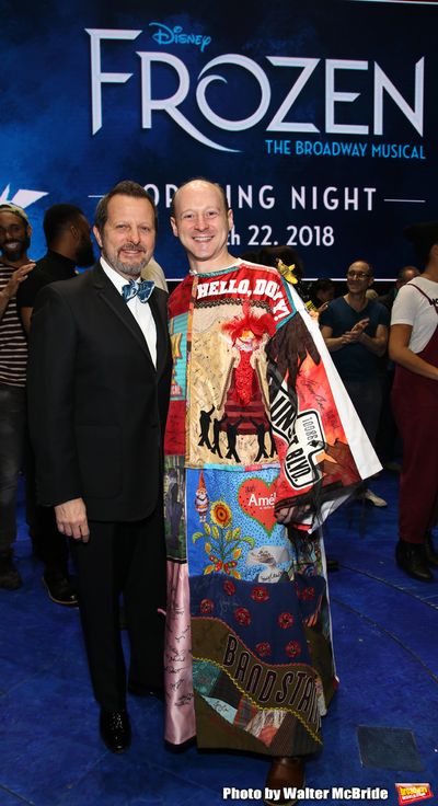 Rob Ashford with Jeremy Davis  during the Actors' Equity Opening Night Legacy Robe Ce Photo