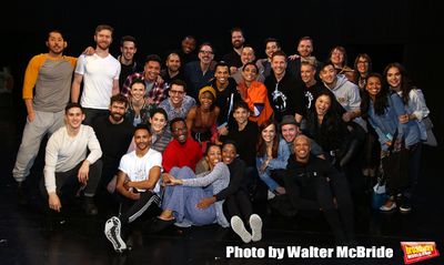 The cast during the Broadway Opening Night Actors' Equity Legacy Robe honoring Marty  Photo