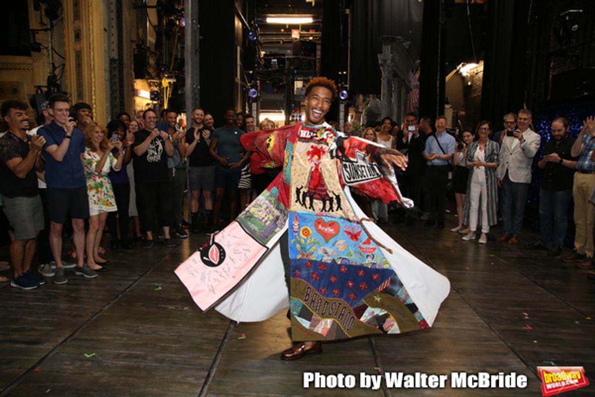 Justin Prescott during the Broadway Opening Night Performance Actors' Equity Legacy Robe honoring Justin Prescott at the Hudson Theatre on July 26, 2018 in New York City. at 