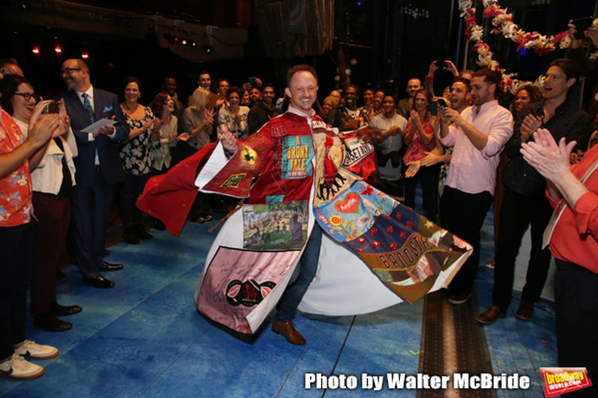 Matt Allen during the Actors' Equity Legacy Robe Ceremony  honoring Matt Allen for 'Escape To Margaritaville' at The Marquis Theatre on March 15, 2018 in New York City. at 