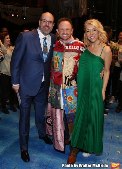 Christopher Ashley, Matt Allen and Kelly Devine during the Actors' Equity Legacy Robe Photo