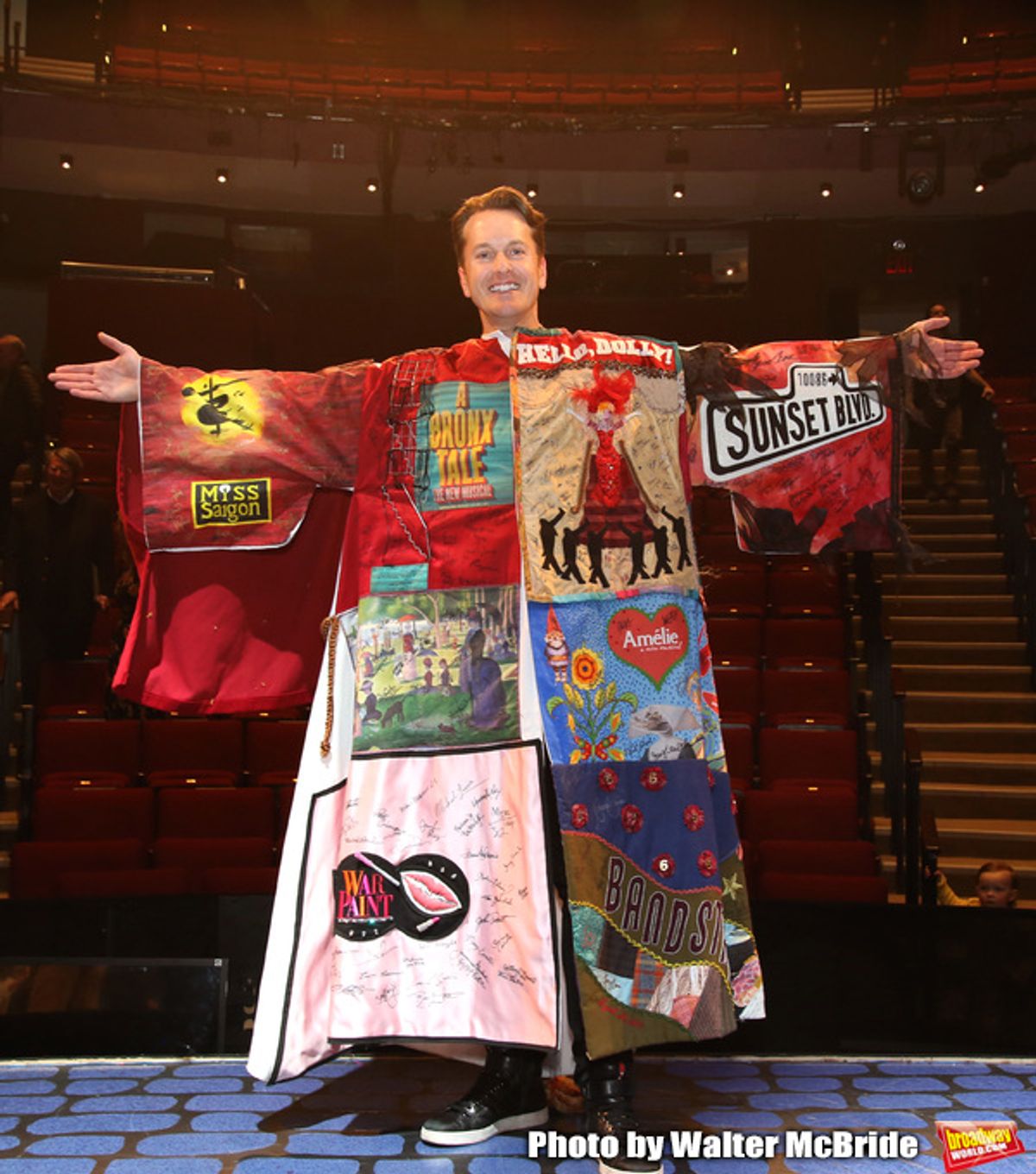 Matt Wall during the Broadway Opening Night Actors' Equity Legacy Robe Ceremony honoring Matt Wall for 'My Fair Lady' at the Lincoln Center Theater at The Vivian Beaumont Theatre on April 19, 2018 in New York City. at 